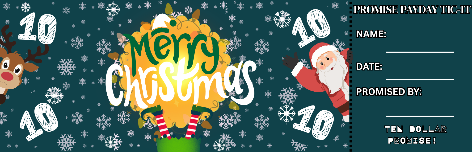 Little Treasure 10$ Promise Ticket (Tic-It)