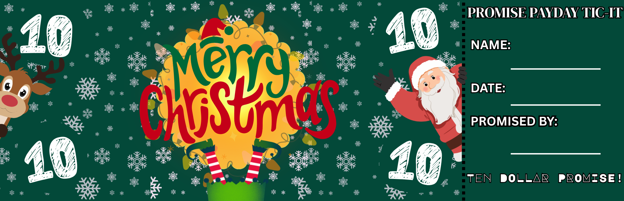 Money Magic 10$ Promise Ticket (Tic-It)