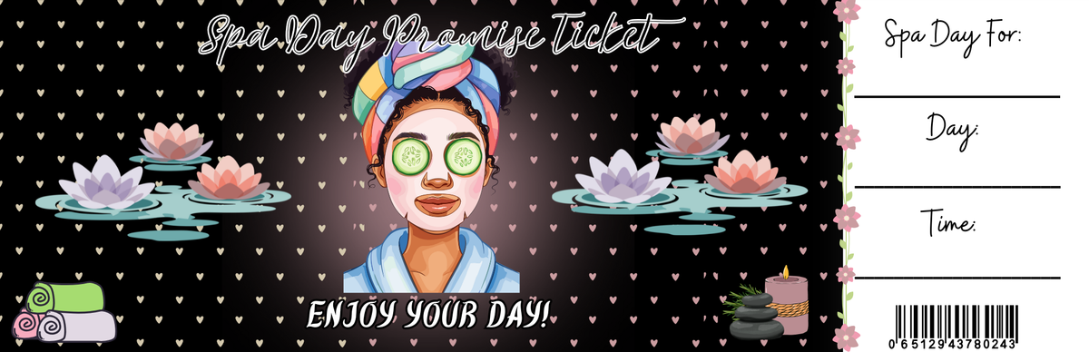 Spa Day Promise Ticket 2