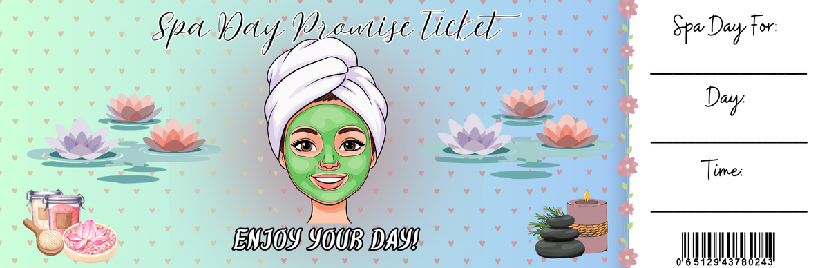 Spa Day Promise Ticket 3