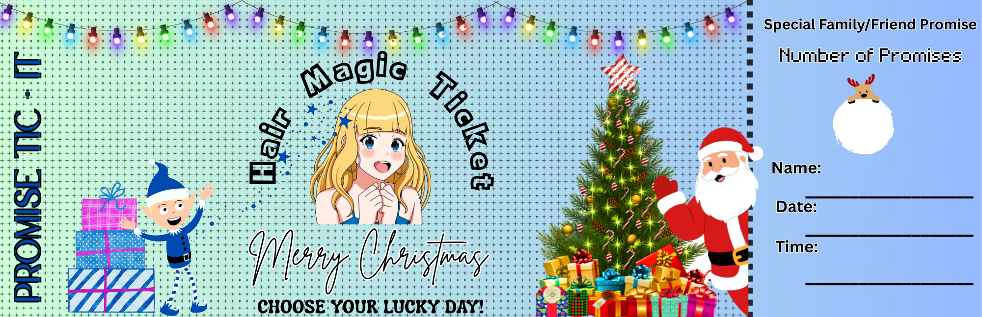 Hair Magic Promise Ticket (Tic-It) Number 2