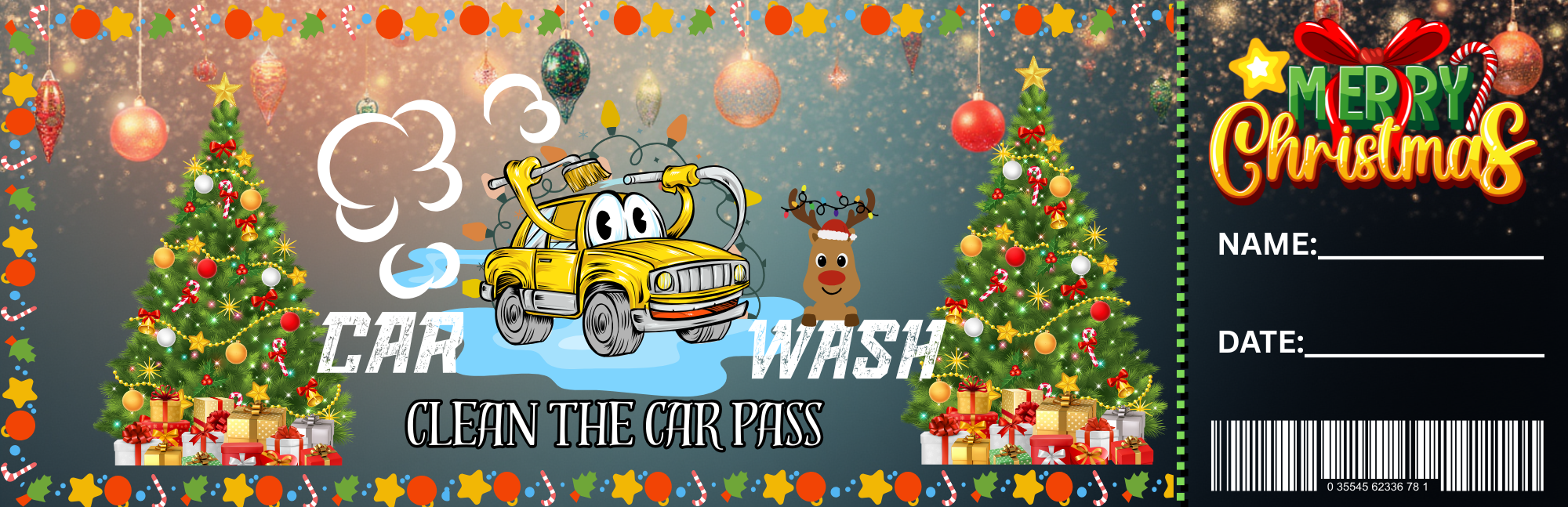 Clean-the-Car-Promise Ticket (Tic-It)