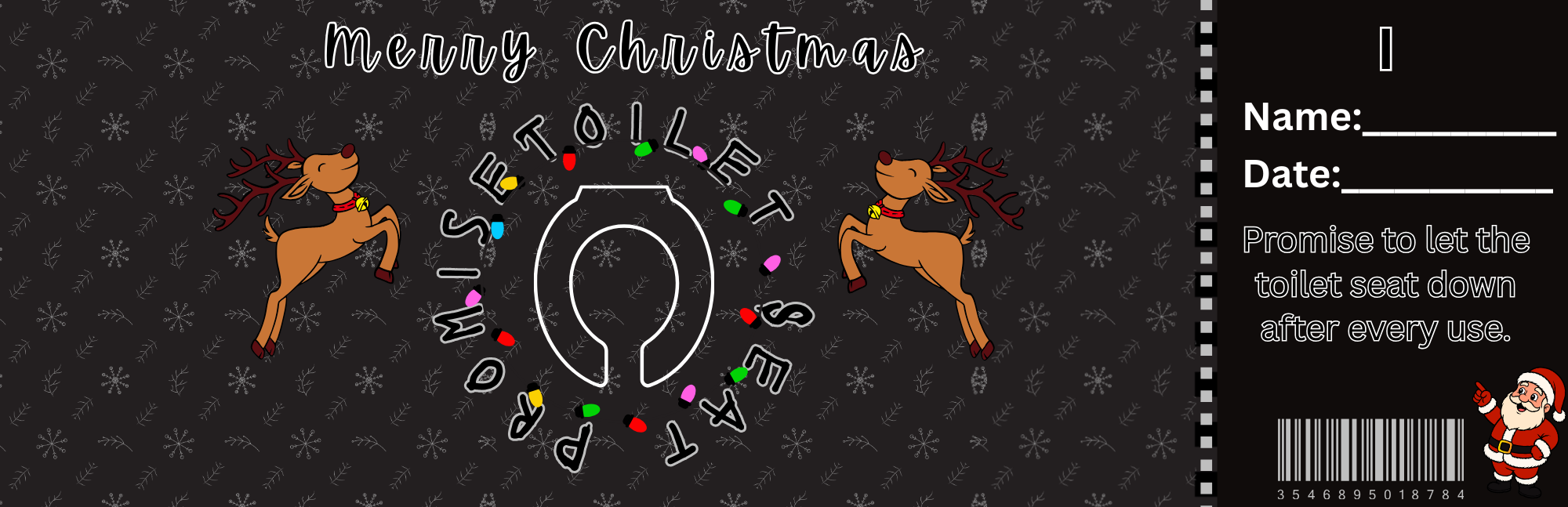 Put the Toilet Seat Down Promise