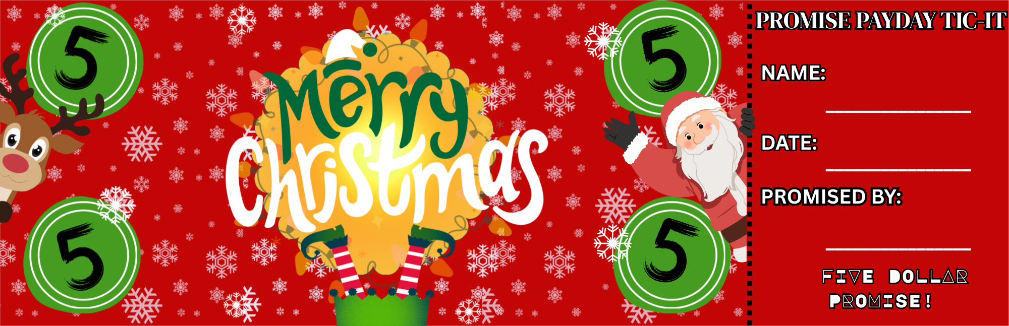 Future Funds $5 Promise Ticket (Tic-It)